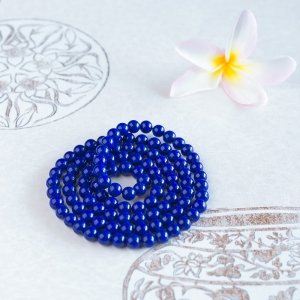 7.5mm深蓝色青金石108佛珠