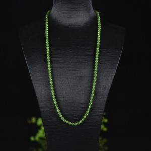 5.0mm山料和田碧玉多圈手串