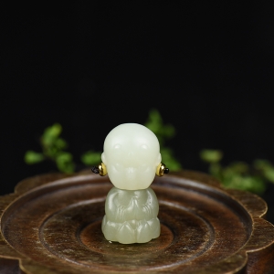 山料和田白玉童子三通配件