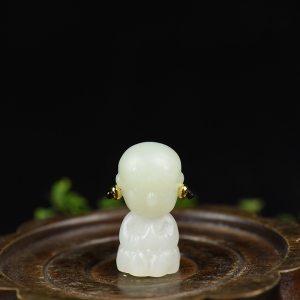 山料和田白玉童子三通配件