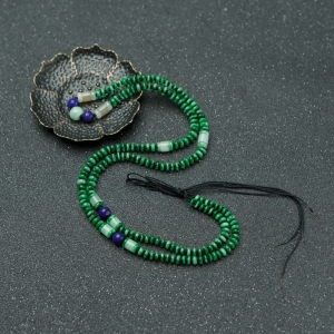 糯种飘翠翡翠配链