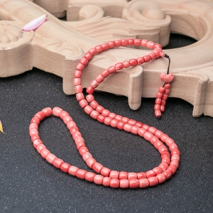 MOMO珊瑚桶珠108佛珠