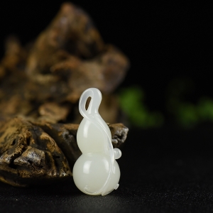 山料和田白玉福禄吊坠