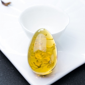 墨西哥蓝珀玉堂春吊坠