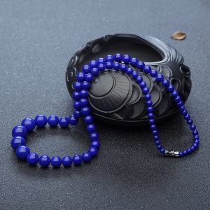 深蓝色青金石塔链