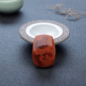 火焰纹南红无事牌吊坠