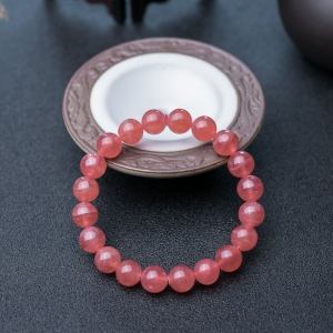9mm红纹石单圈手串