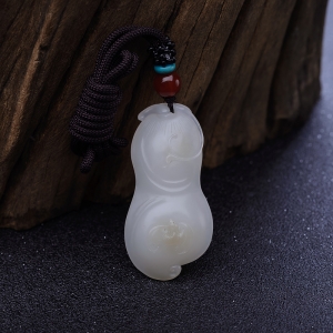 山料和田白玉福瓜吊坠