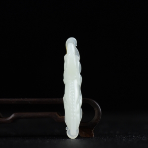 籽料和田白玉旺财吊坠