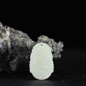 山料和田白玉未羊吊坠