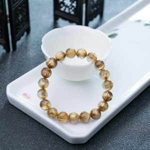 10mm钛晶单圈手串