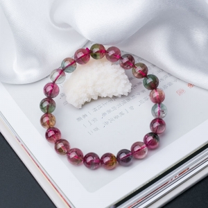 8.5mm西瓜碧玺单圈手串