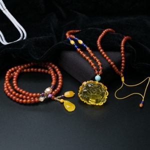 蜜蜡套装（两件)