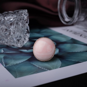 18K深水珊瑚戒指