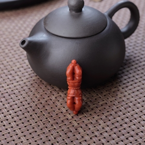 柿子红南红降魔杵配件