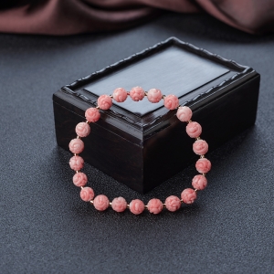 深水珊瑚龙珠单圈手串