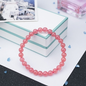 6.5mm红纹石单圈手串