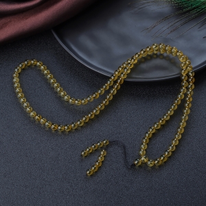 6mm墨西哥蓝珀多圈手串