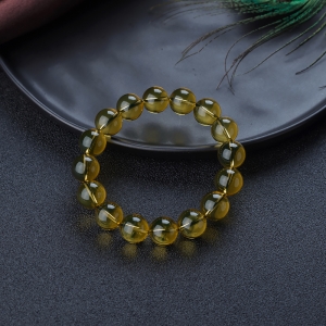 12.5mm墨西哥蓝珀单圈手串