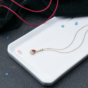 18K尖晶石项链