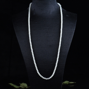 4.5mm籽料和田白玉多圈手串