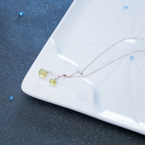 18K多米蓝珀项链