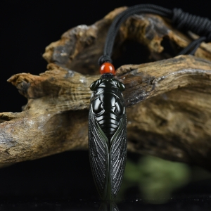 山料和田青玉一鸣惊人吊坠