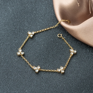 18K冰种翡翠手链