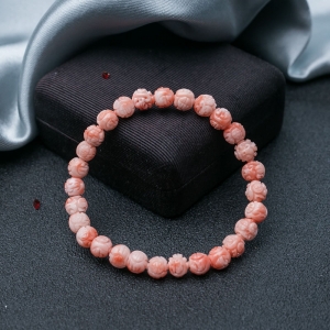 深水珊瑚龙珠单圈手串