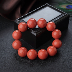 17mmMOMO珊瑚单圈手串