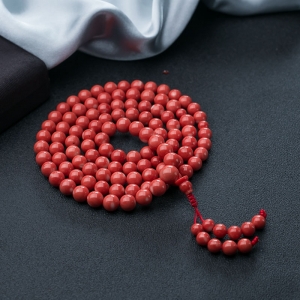 8.5mmMOMO珊瑚108佛珠