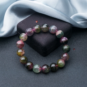 12mm西瓜碧玺单圈手串