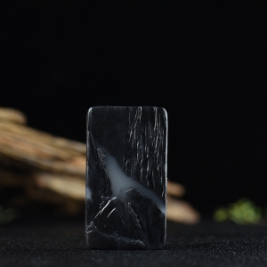 籽料和田青花吊坠