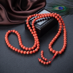 8mmMOMO珊瑚108佛珠