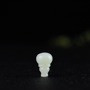 籽料和田白玉三通配件