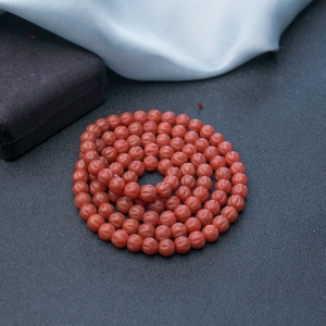 柿子红南红百香籽108佛珠