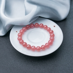 9mm红纹石单圈手串