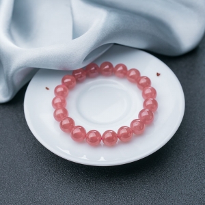 8.5mm红纹石单圈手串