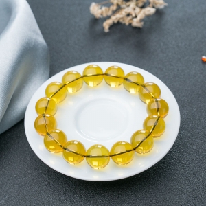 14mm墨西哥蓝珀单圈手串