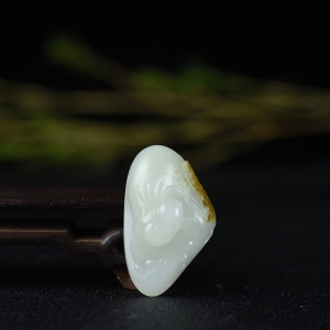 籽料和田白玉福到了吊坠