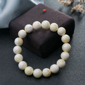 10.5mm白蜜单圈手串