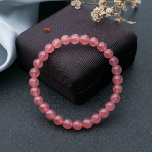 6.5mm红纹石单圈手串