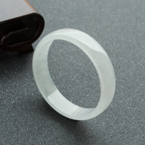 52mm糯冰种翡翠平安镯