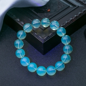 12.5mm墨西哥蓝珀单圈手串