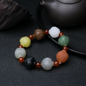 多宝莲花珠单圈手串