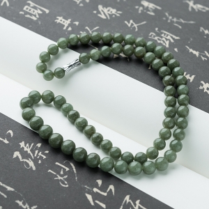 油青种翡翠塔链