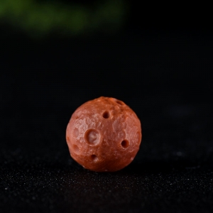 21mm柿子红南红火星配件