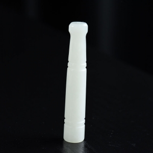 山料和田羊脂白玉烟嘴