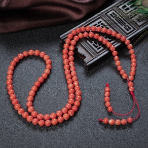 5mmMOMO珊瑚108佛珠