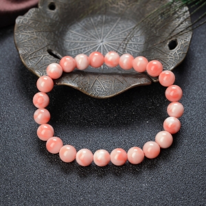 7.5mm深水珊瑚单圈手串